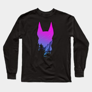 Watercolor Wolf Long Sleeve T-Shirt